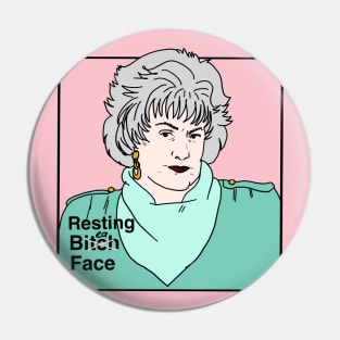 Resting Bea face Pin