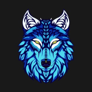 blue wolf T-Shirt