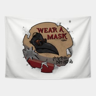 Pandemic - Plague doctor - wear a mask Tapestry