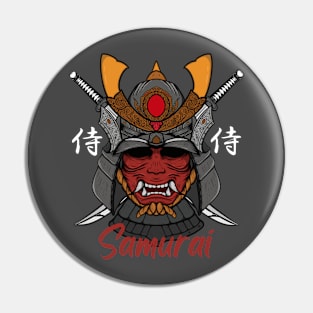 Japanese Samurai Warrior Pin