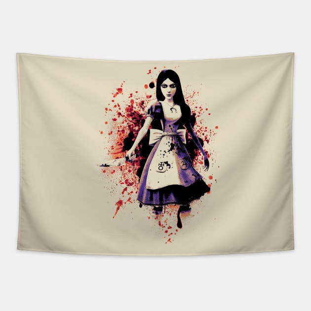 Alice: Madness Returns(Game) Tapestry by LoriStark16