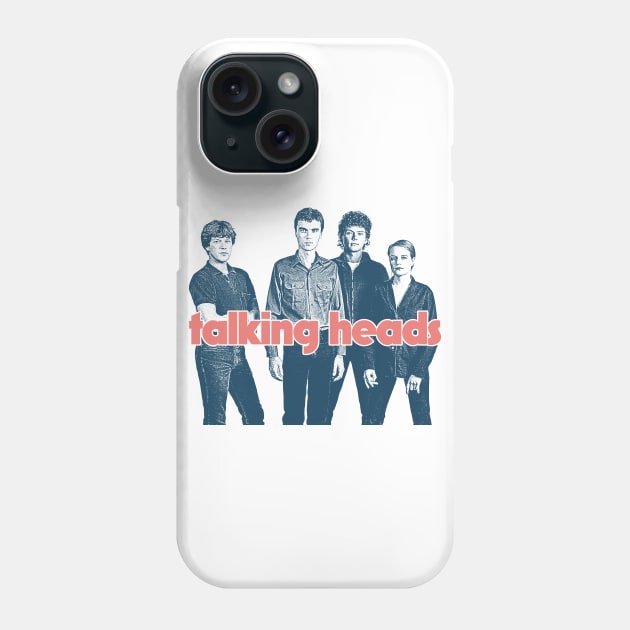 Talking Heads // Retro Style Fan Art Design Phone Case by DankFutura