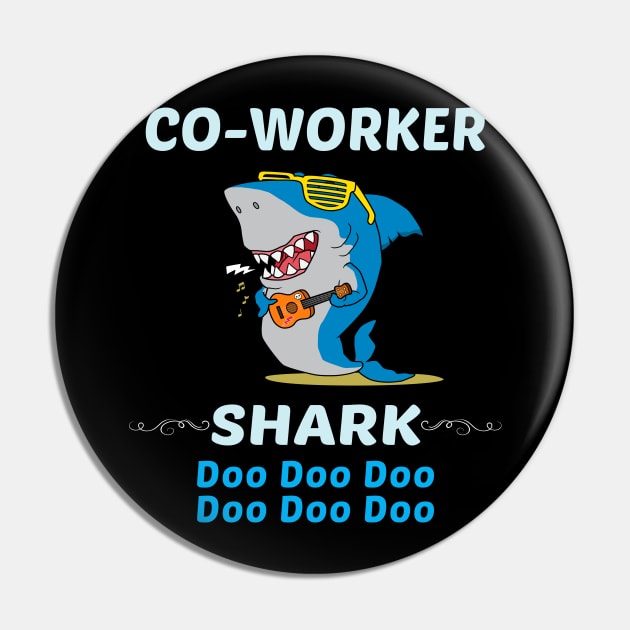 Family Shark 2 CO-WORKER Pin by blakelan128