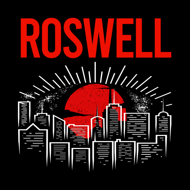 Red Moon Roswell by flaskoverhand