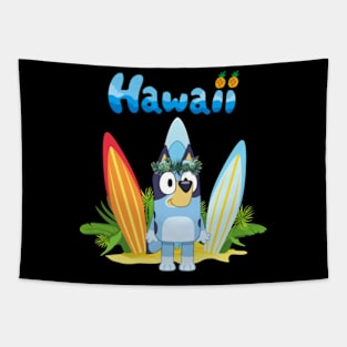 bluey hawaiian Tapestry