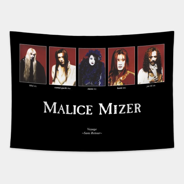 Malice Mizer Voyage Era Tapestry by Bug