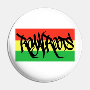 Royal Roots Rasta Tag Logo Pin