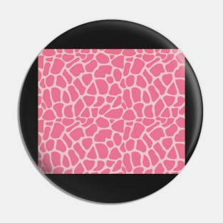 Modern Animal Skin Pattern Giraffe Pin