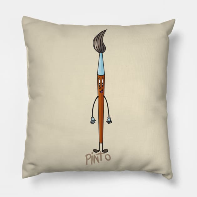 Pinto - Lapizlandia Pillow by Manuarts