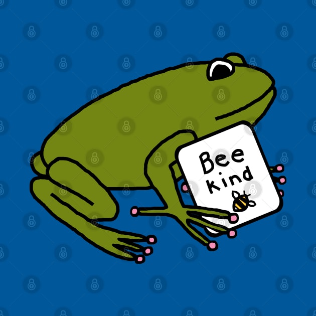 Bee Kind Frog by ellenhenryart