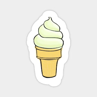 Vanilla Ice Cream Magnet