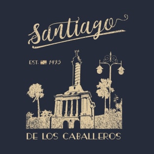 SANTIAGO De Los Caballeros Dominican Republic Vintage T-Shirt