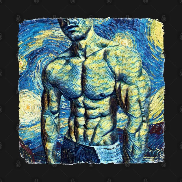 The Fitness Freak Van Gogh Style by todos