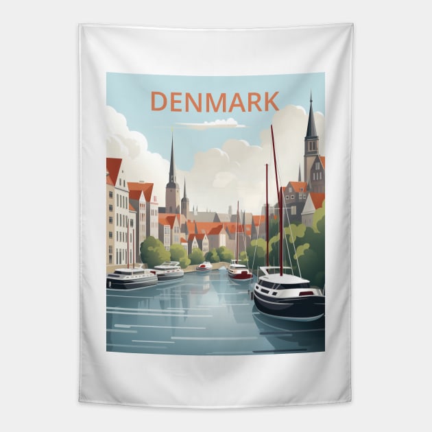 DENMARK Tapestry by MarkedArtPrints