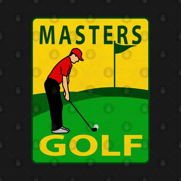 MASTERS GOLF PGA by canzyartstudio