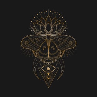 Cecropia Moth | Sacred Geometry T-Shirt