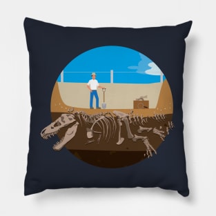 dinosaur fossil Pillow