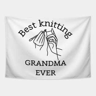 Best knitting Grandma MOM EVER Tapestry