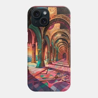 Psychedelic Cosmic Hallway Phone Case