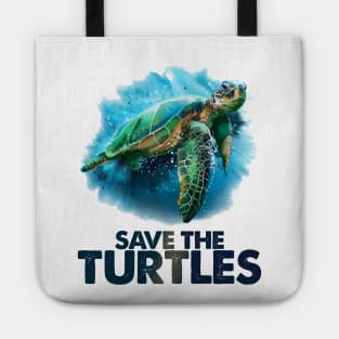 Save The Turtles! Clean Ocean Gift Tote