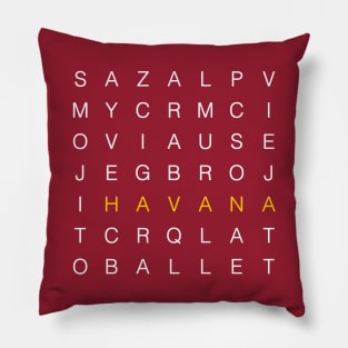 Havana Crossword Pillow