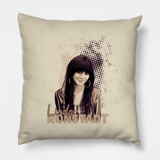 Linda Ronstadt Pillow by Degiab