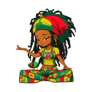 Reggae Yoga Girl T-Shirt