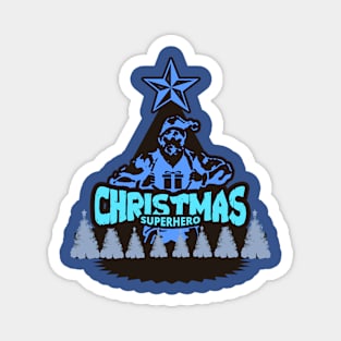 Christmas Superhero Magnet