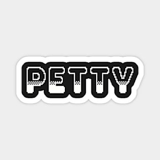 Petty Classic Video Game Graphic White Magnet