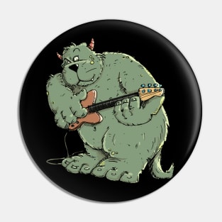 Monster with Bassguitar Pin