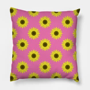 Sunflowers Neck Gator Pink Sunflower Pillow