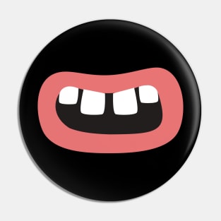 funny teeth smile Pin