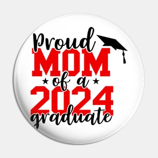 Proud Aunt Of A 2024 Graduate For Family Graduation Pin