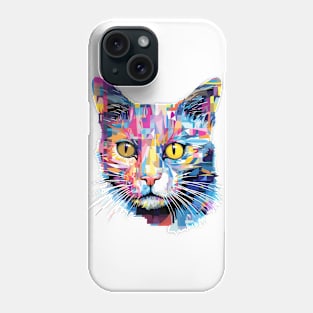 Cat Pet World Animal Lover Furry Friend Abstract Phone Case