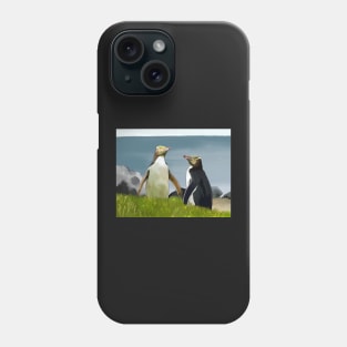 The Penguin Couple Phone Case