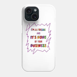 Body positivity quotes Phone Case