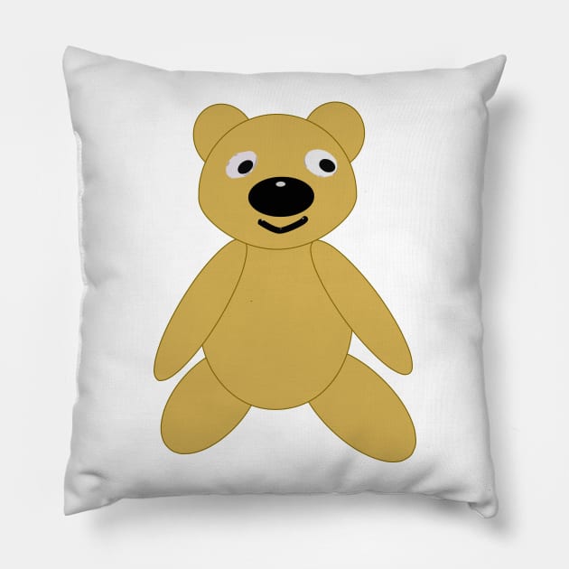 Teddy Bear Pillow by scdesigns