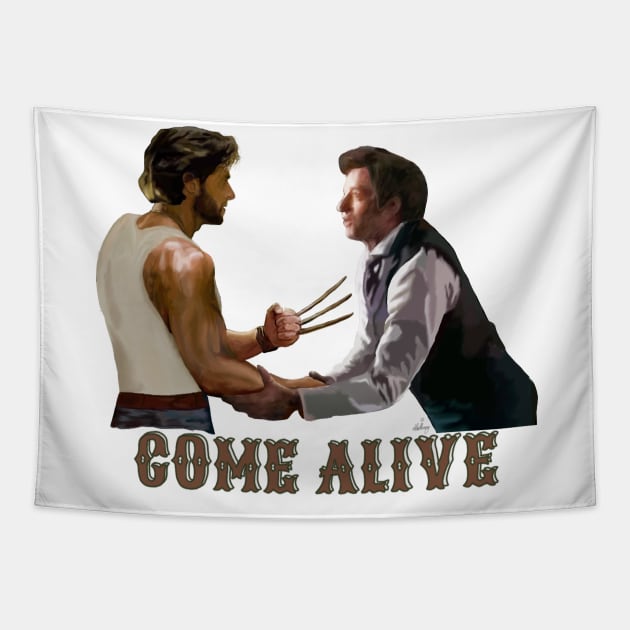 Come Alive Tapestry by drawingsbymegsart