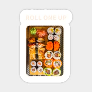 Roll one up sushi 2 Magnet