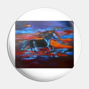 Black Horse Pin