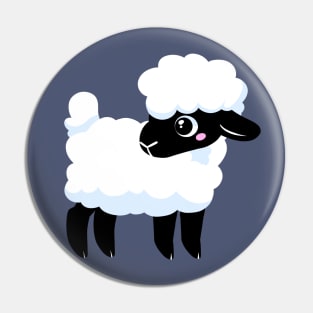 Simple Fluffy Lamb 2 Pin