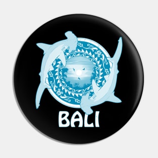 Hammerhead Shark Bali Indonesia Pin