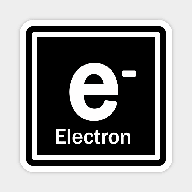 ELECTRON e- chemical element design Magnet by Context