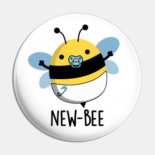 New Bee Funny Insect Bug Pun Pin