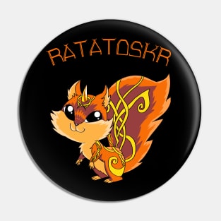 The Messenger Squirrel: Ratatoskr and the World Tree Pin