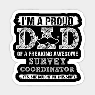 Dad Survey Coordinator Magnet