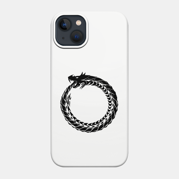 Ouroboros Eternal Serpant or Snake - Symbolism - Phone Case