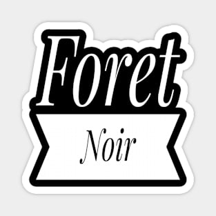 Foret Noir Logo Magnet