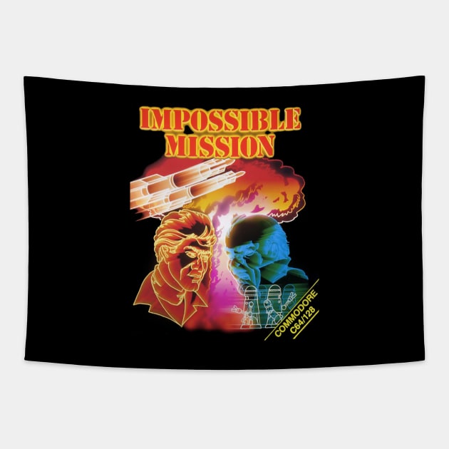 Impossible Mission - Commodore 64 Tapestry by RetroTrader
