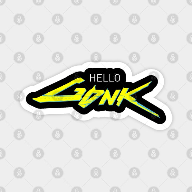 Hello gonk! Magnet by d4n13ldesigns